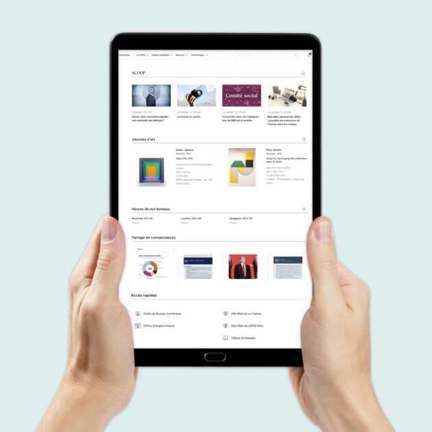 Bureau numérique CDPQ (intranet)